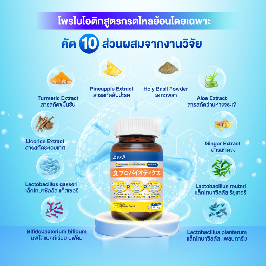 Shoku โพรไบโอติก 30 แคปซูล เซนจิ